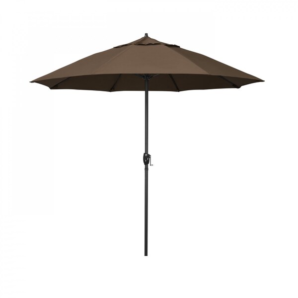 California Umbrella 7.5' Bronze Aluminum Market Patio Umbrella, Sunbrella Cocoa 194061336212 - main